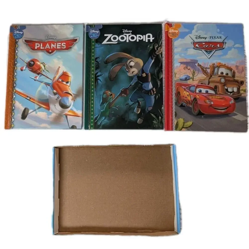 Disney Wonderful World Of Reading Lot Of 3 Hardcover Books